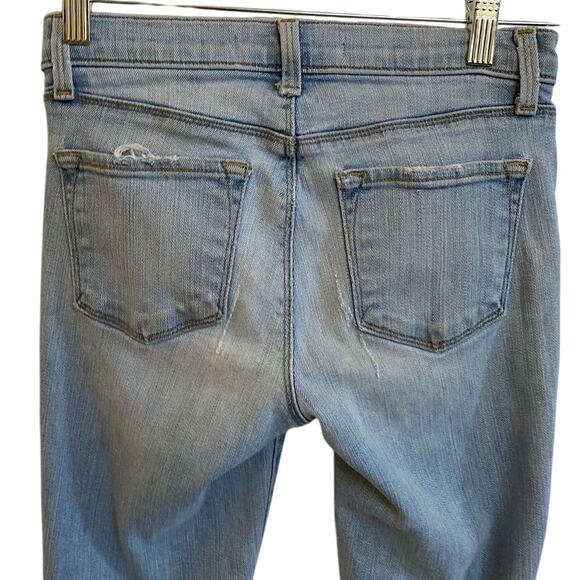 J Brand Capri Beach Line Jeans Light Blue - 24 Excellent - Cropped Fit - Picture 10 of 16
